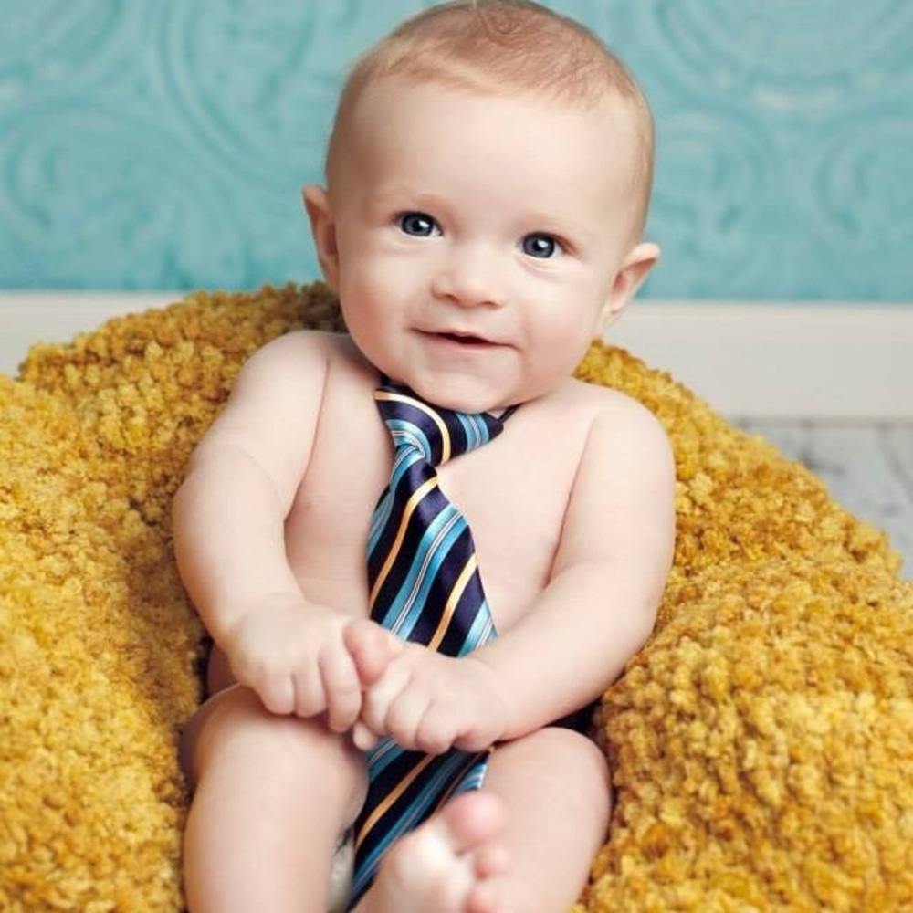 Blue and Black Striped Tie for Formal Occasions
